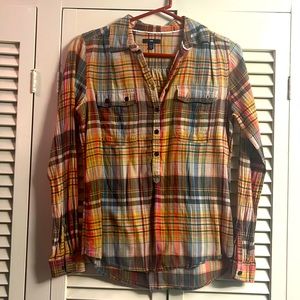 Lon sleeve button up